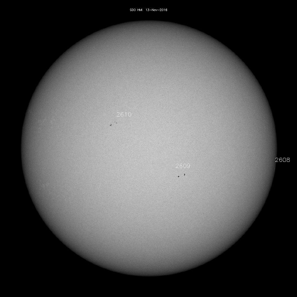 Sunspot regions