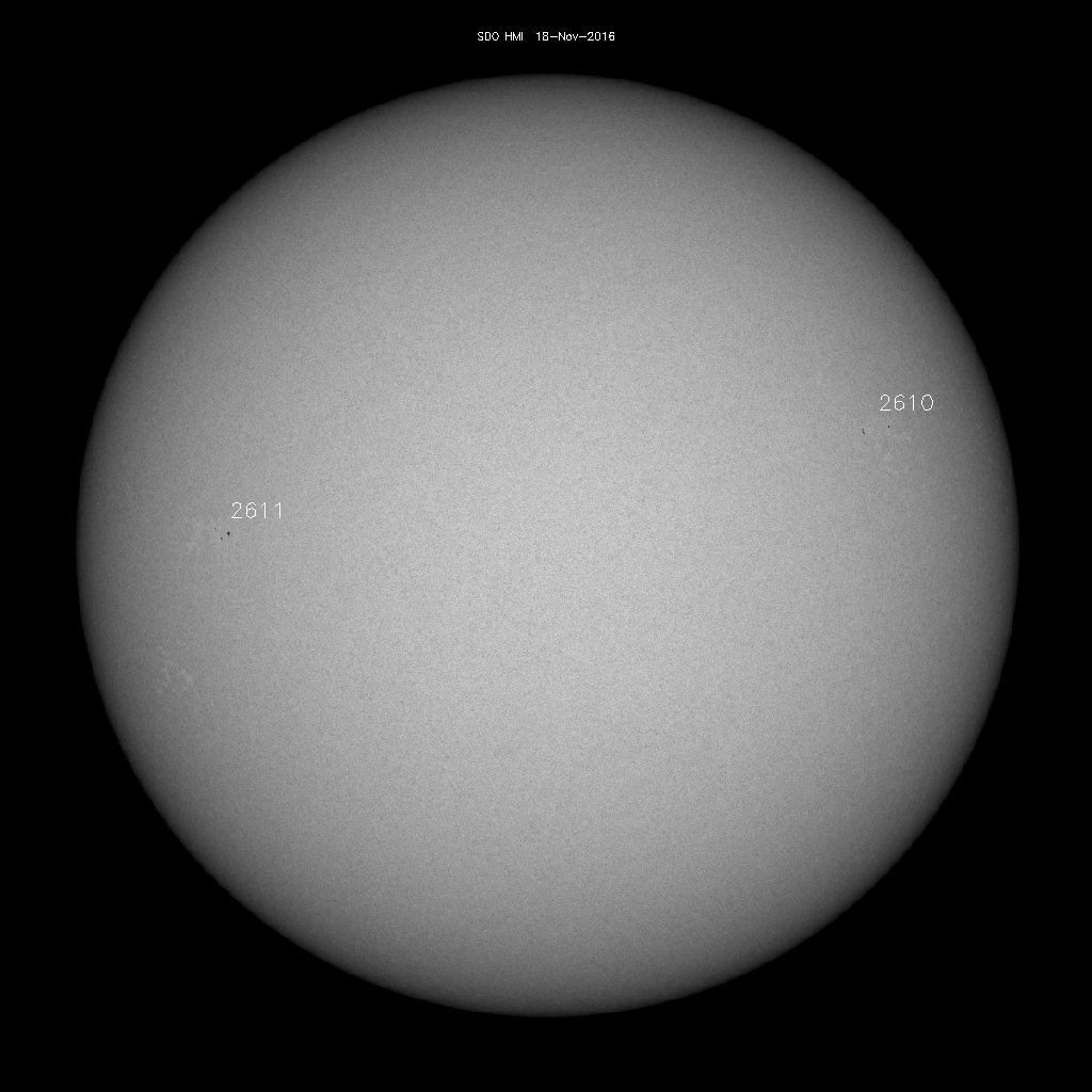 Sunspot regions