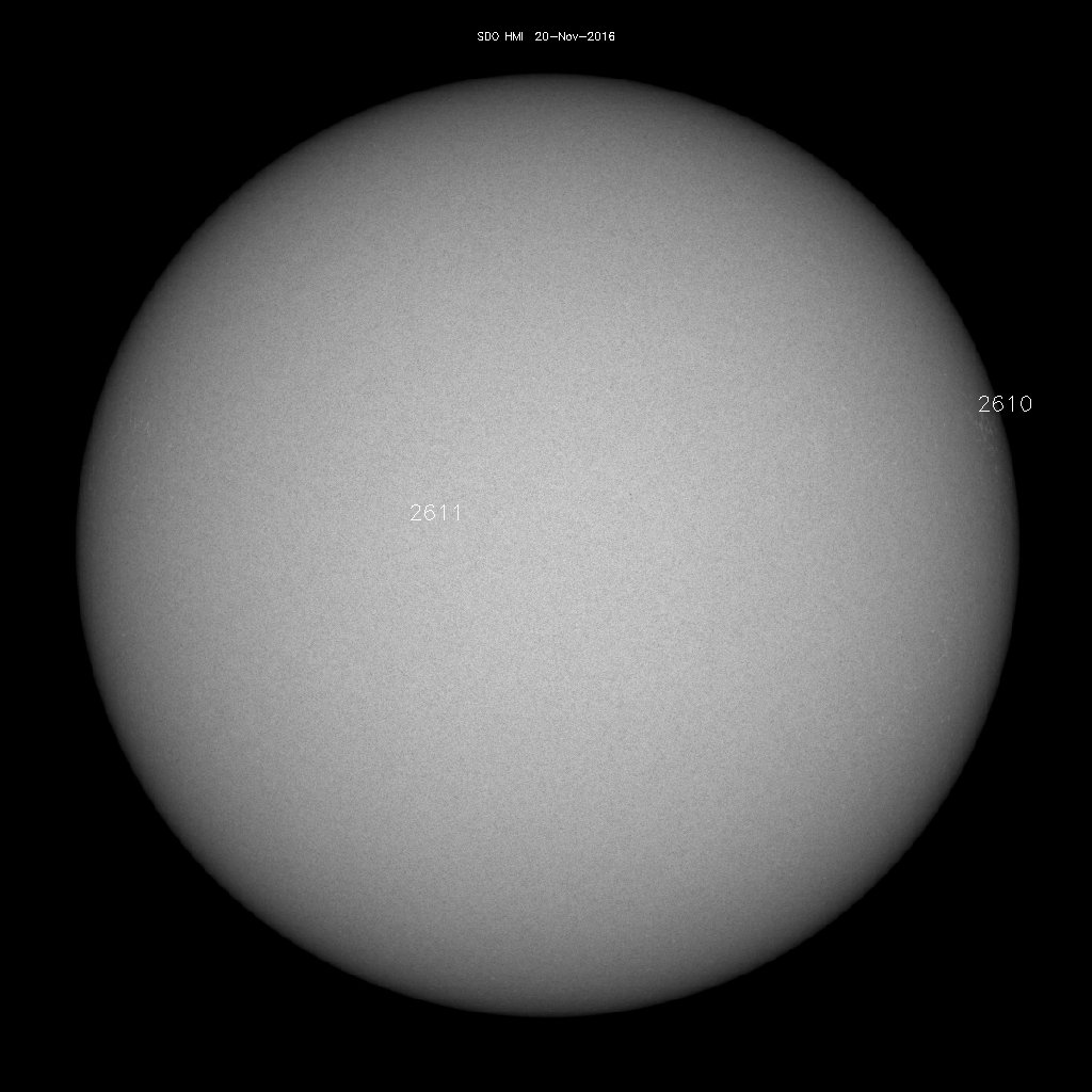 Sunspot regions