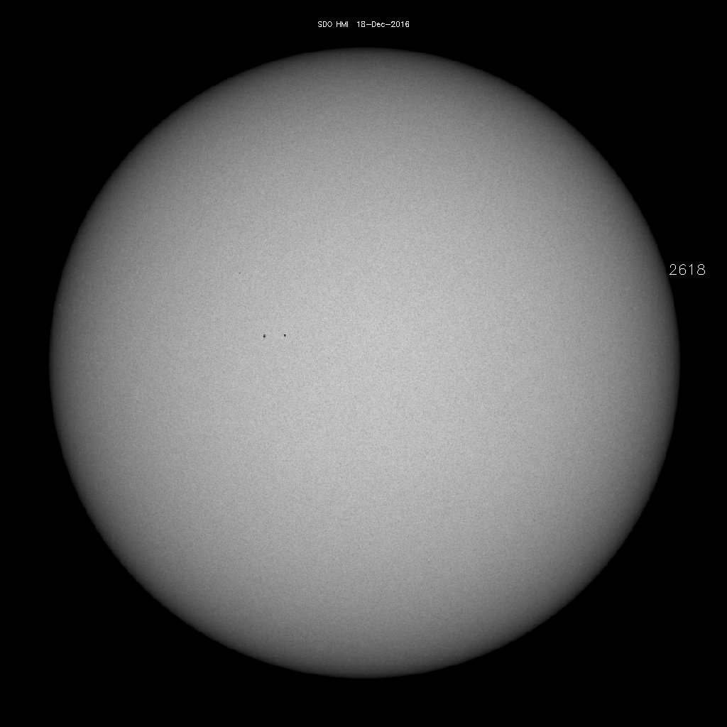 Sunspot regions