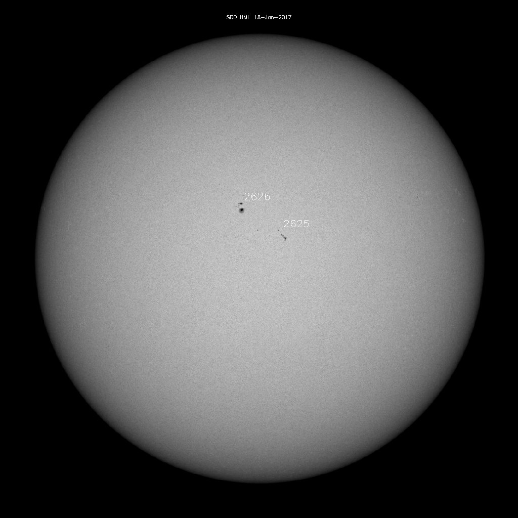 Sunspot regions