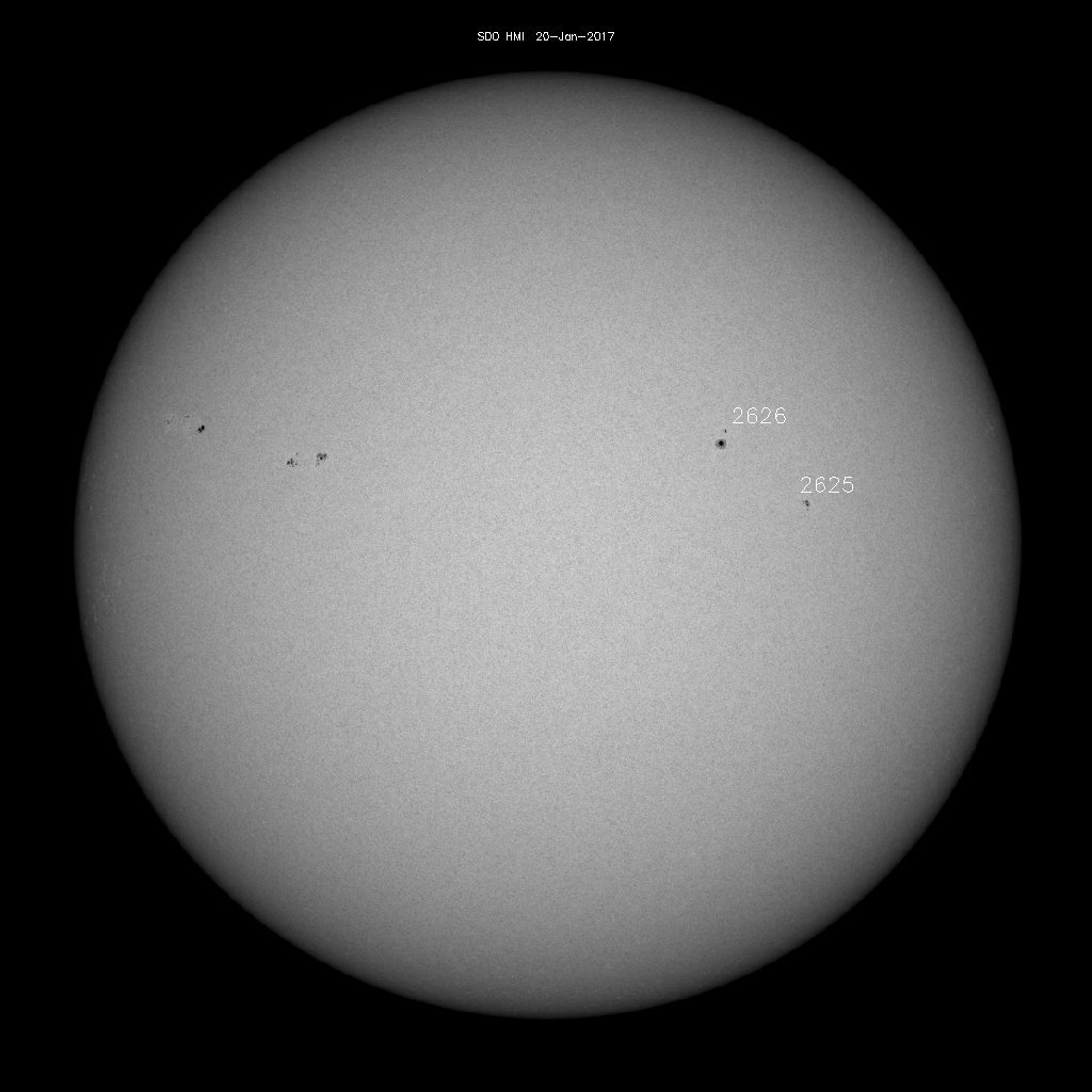 Sunspot regions