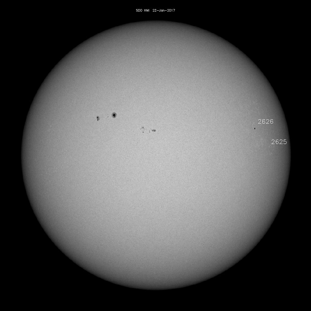 Sunspot regions