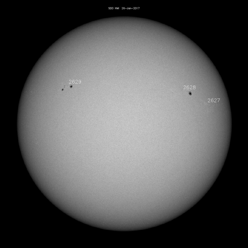 Sunspot regions