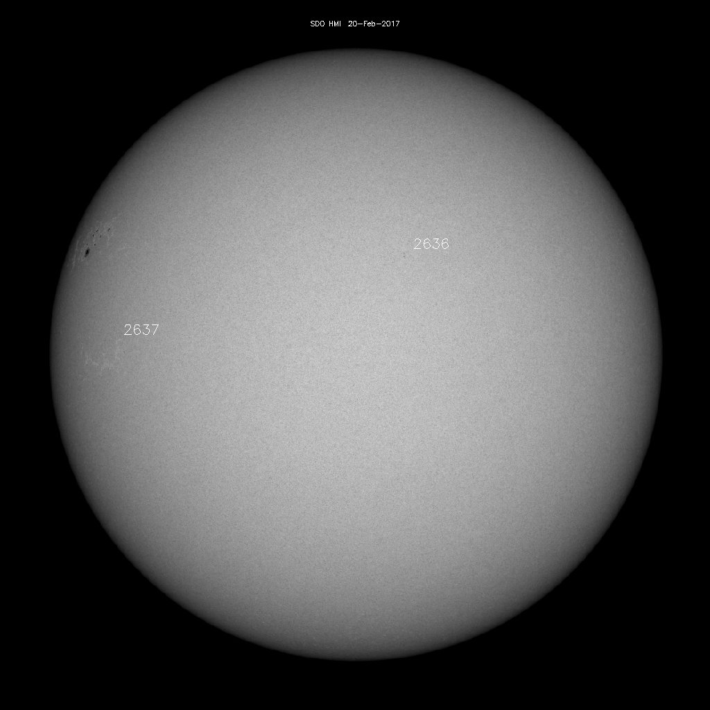 Sunspot regions