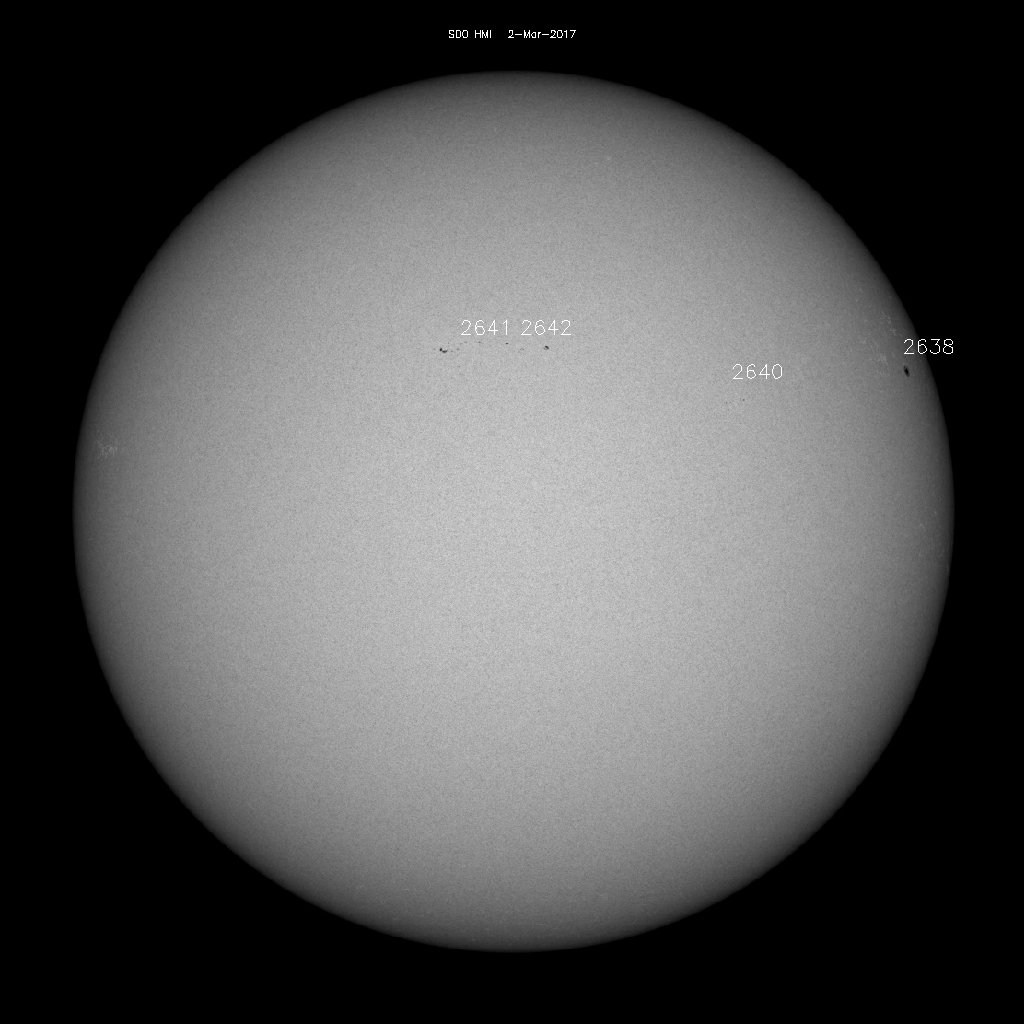 Sunspot regions