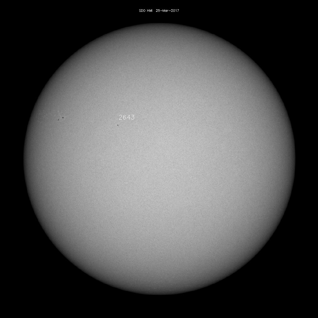 Sunspot regions