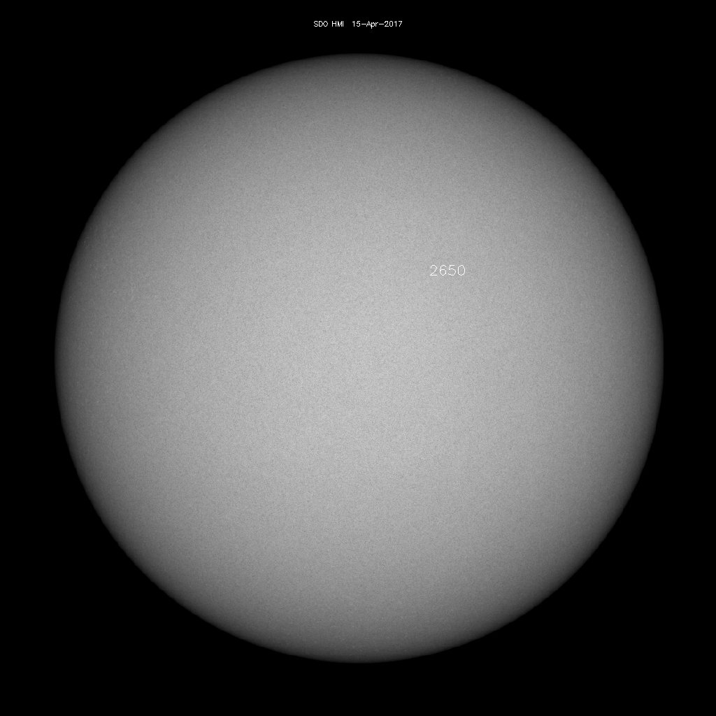 Sunspot regions