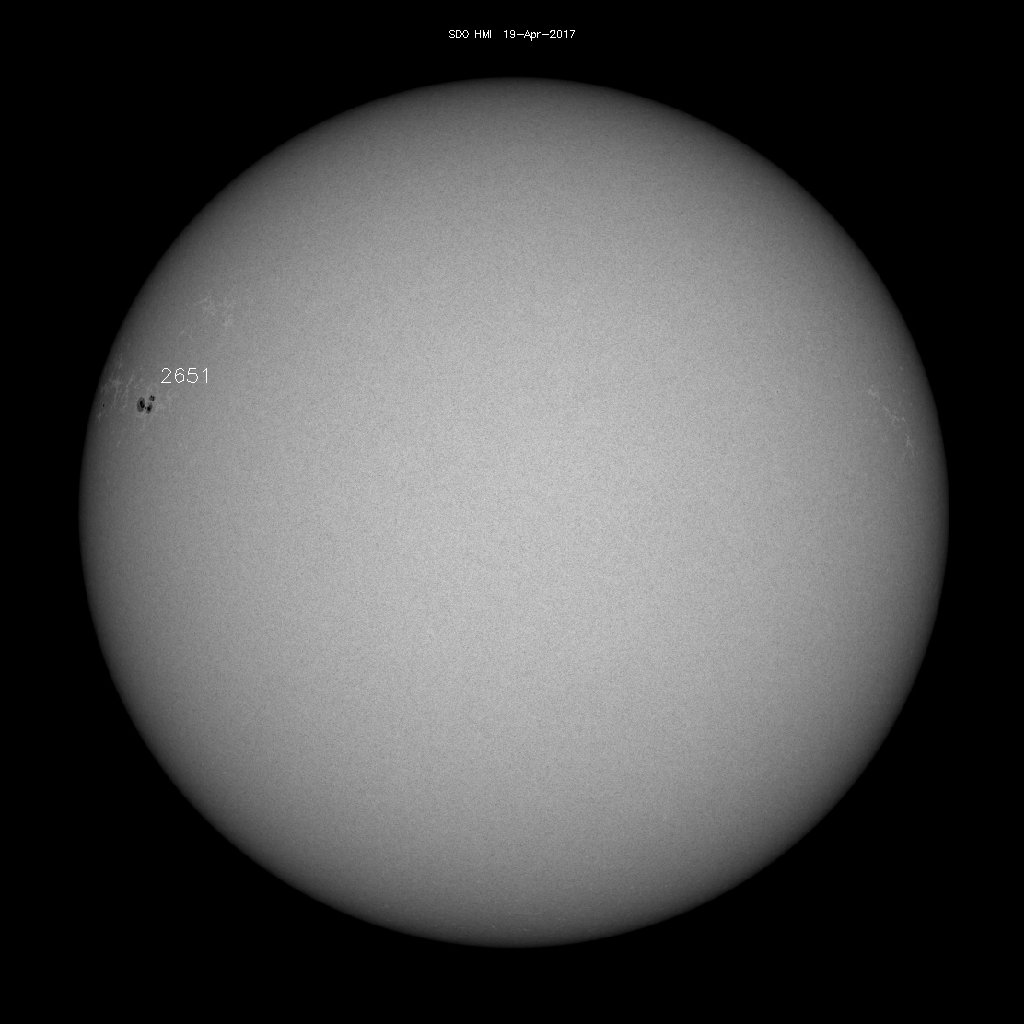 Sunspot regions