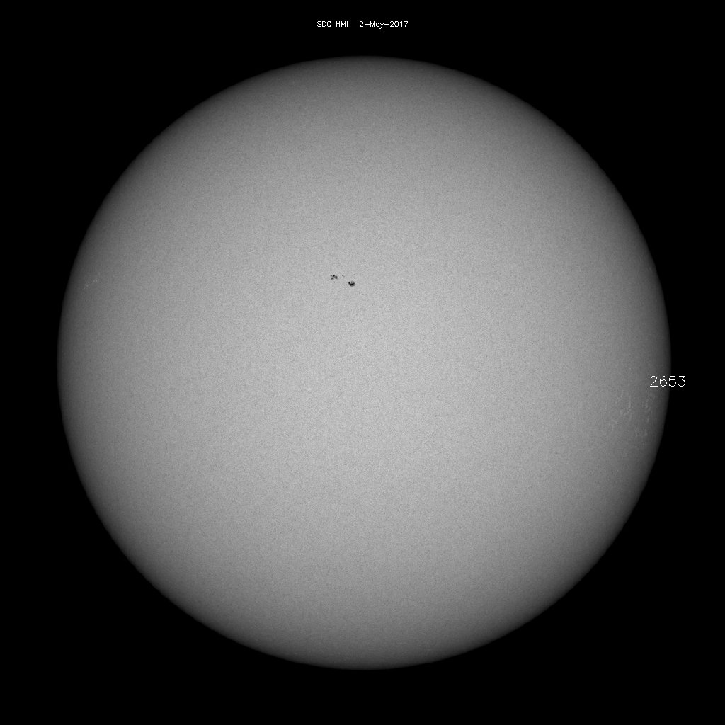 Sunspot regions