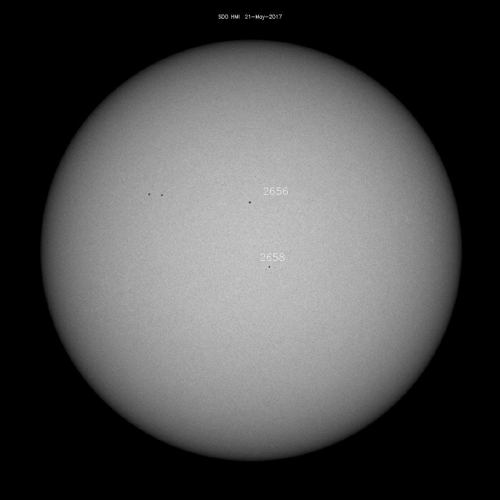 Sunspot regions