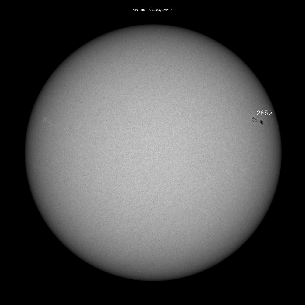 Sunspot regions