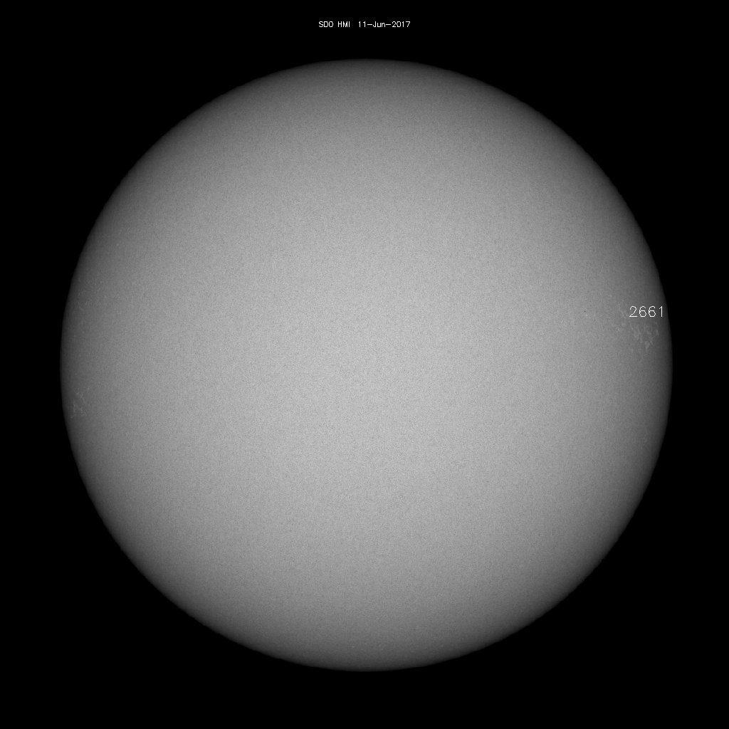 Sunspot regions