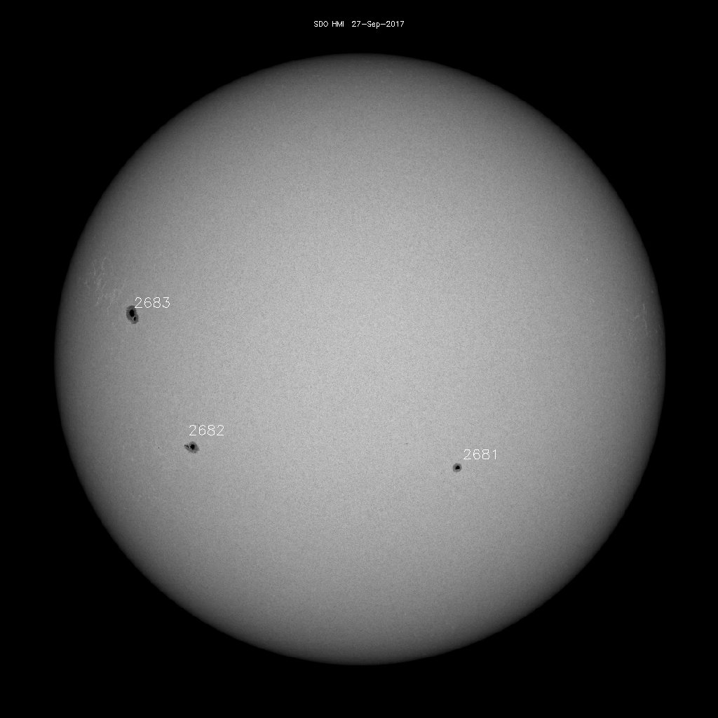 Sunspot regions