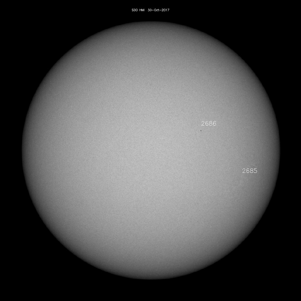 Sunspot regions