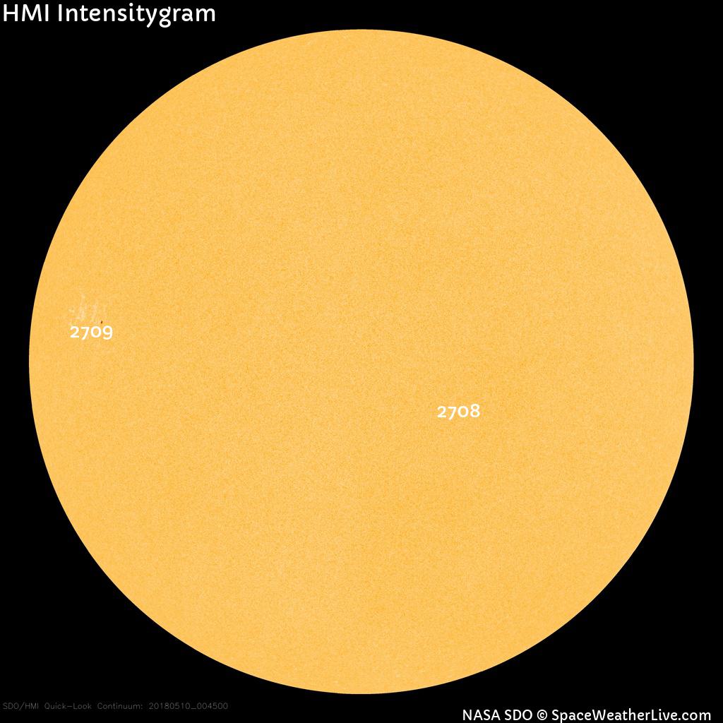 Sunspot regions