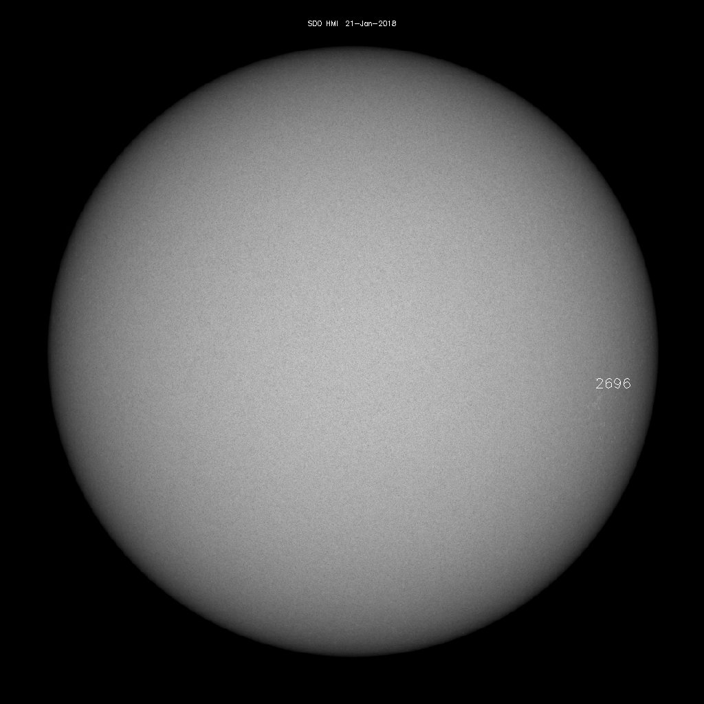 Sunspot regions