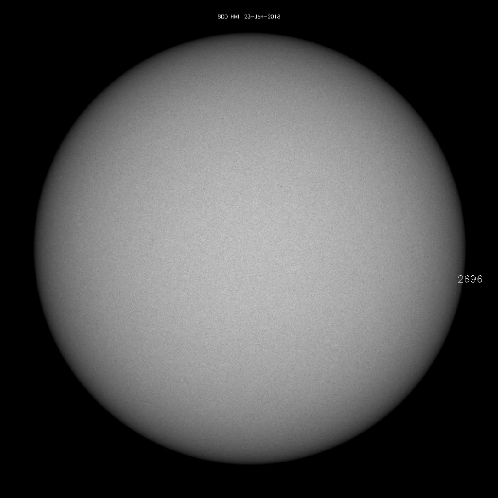 Sunspot regions