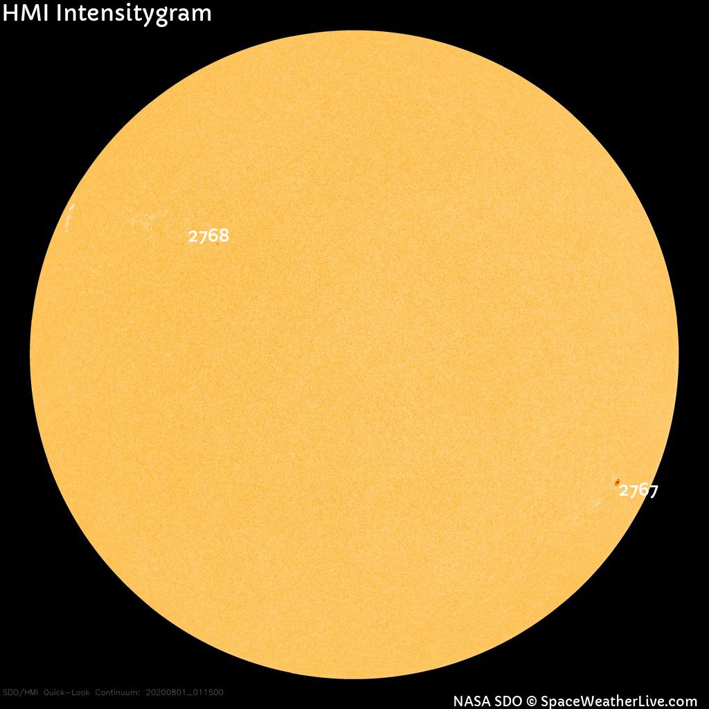 Sunspot regions