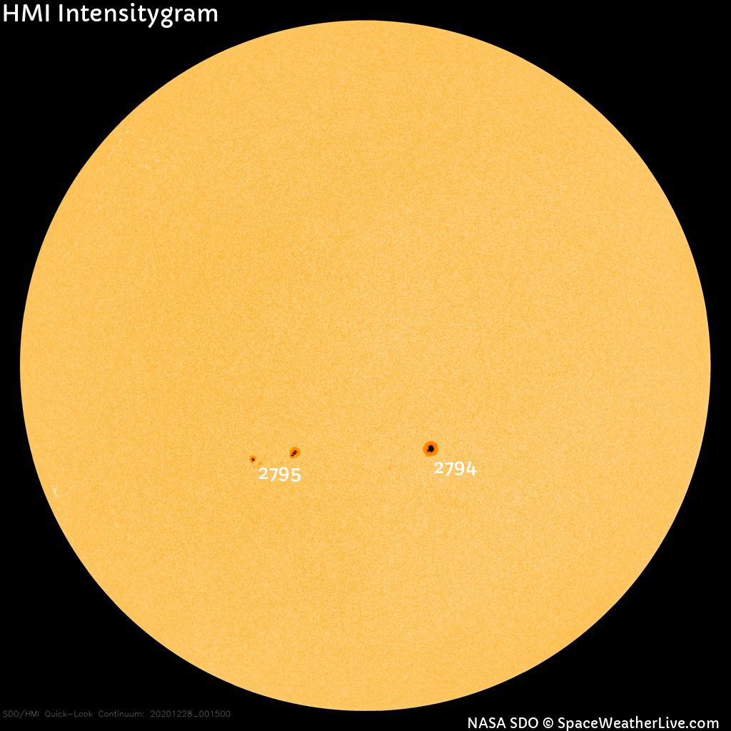 Sunspot regions