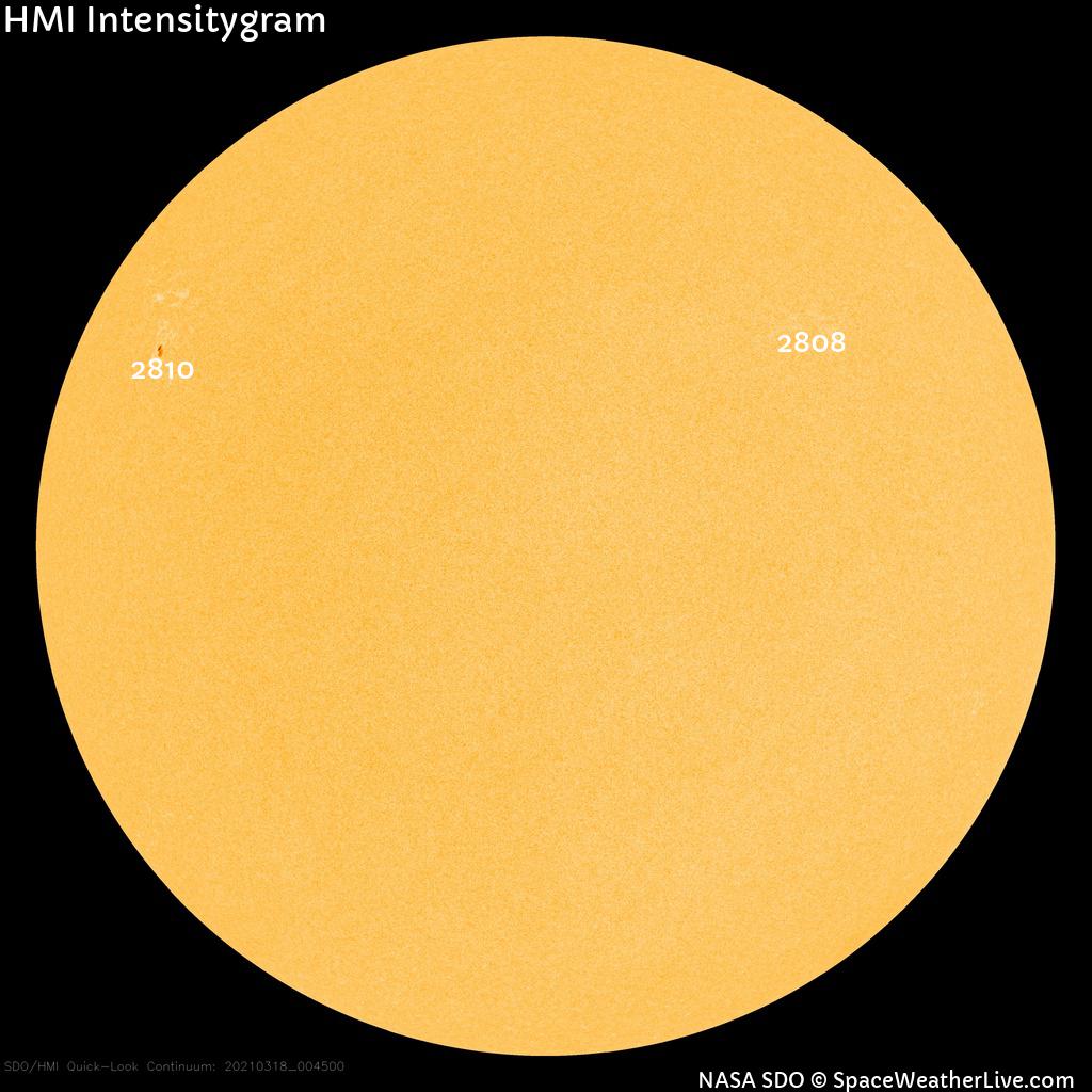 Sunspot regions