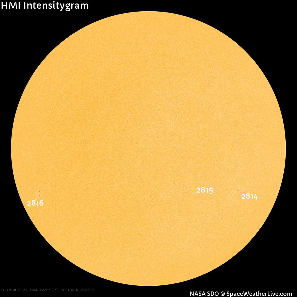 Sunspot regions