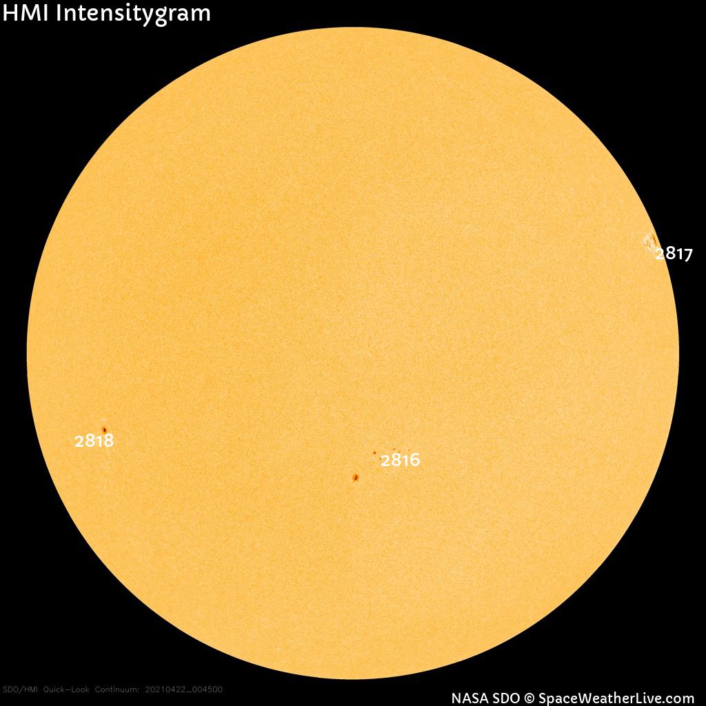 Sunspot regions