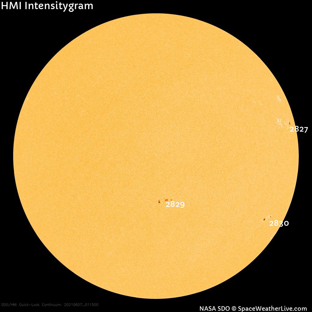 Sunspot regions