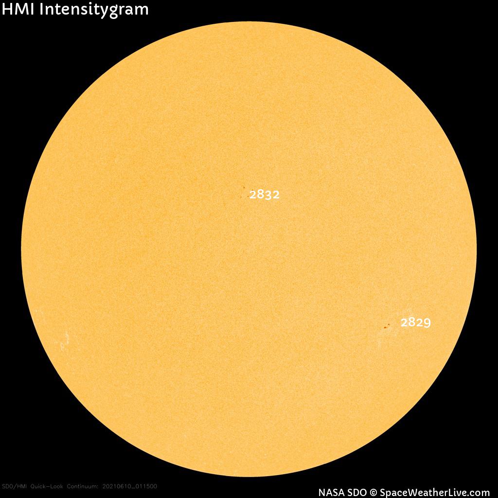 Sunspot regions