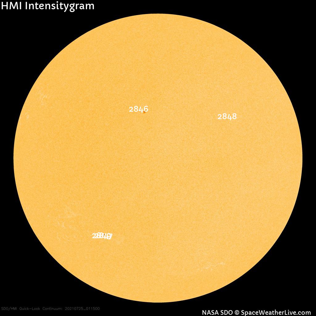 Sunspot regions