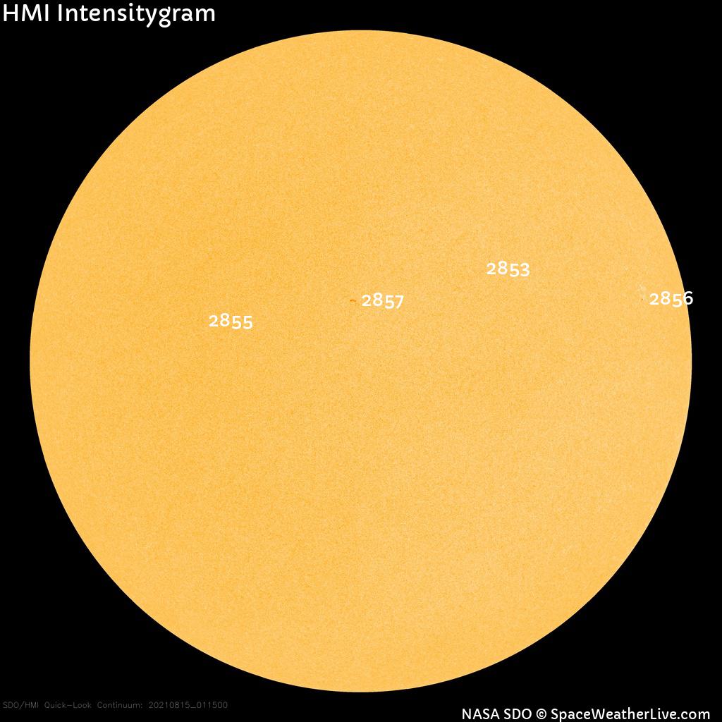 Sunspot regions