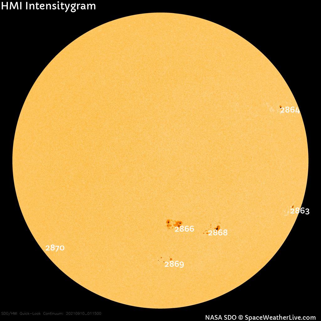 Sunspot regions