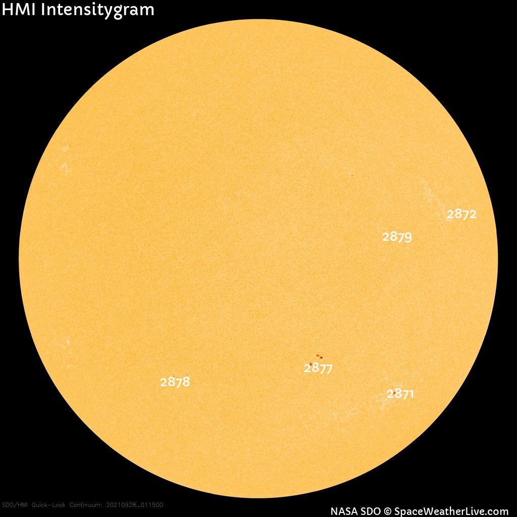 Sunspot regions