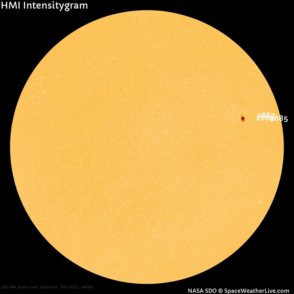 Sunspot regions