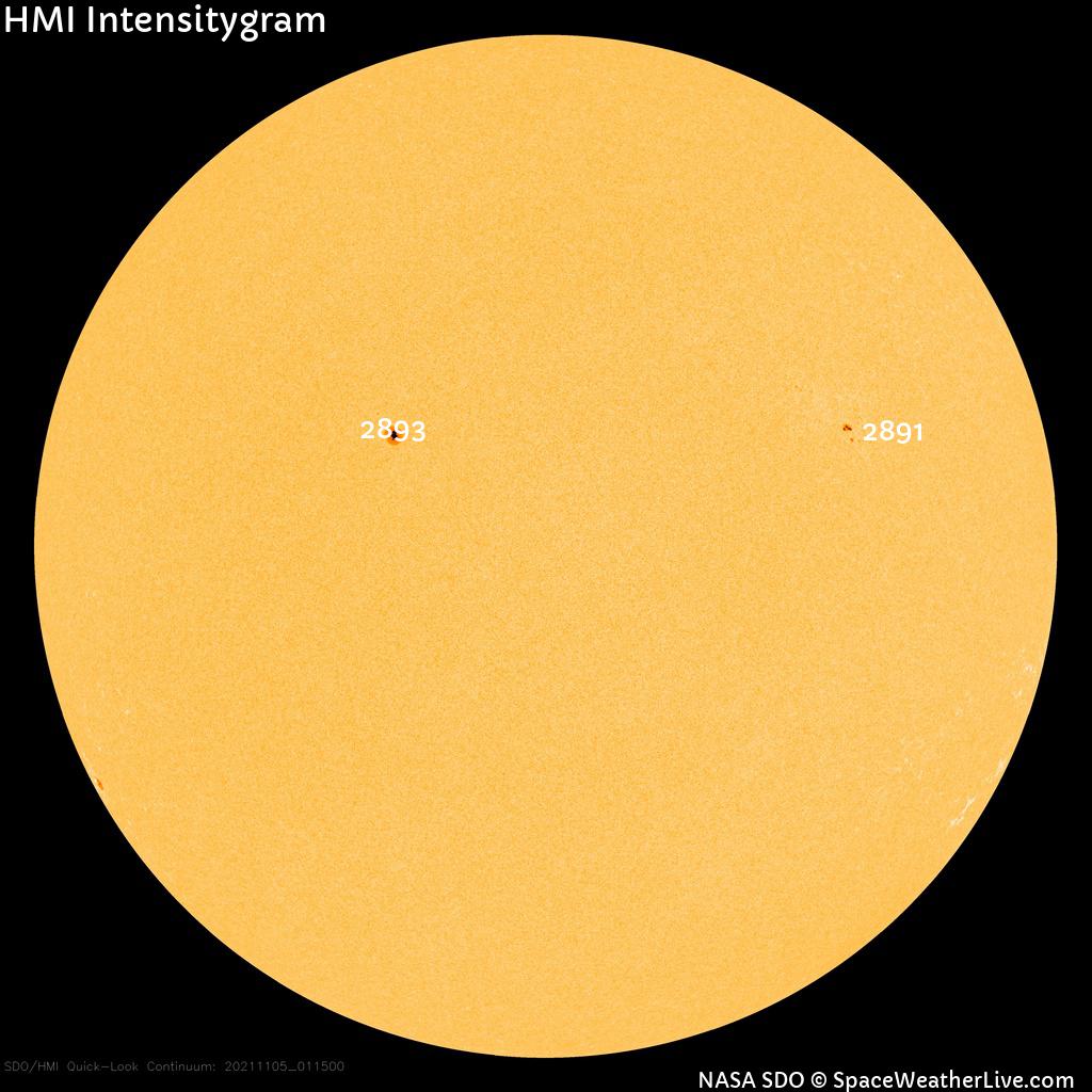 Sunspot regions