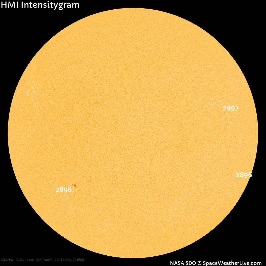 Sunspot regions