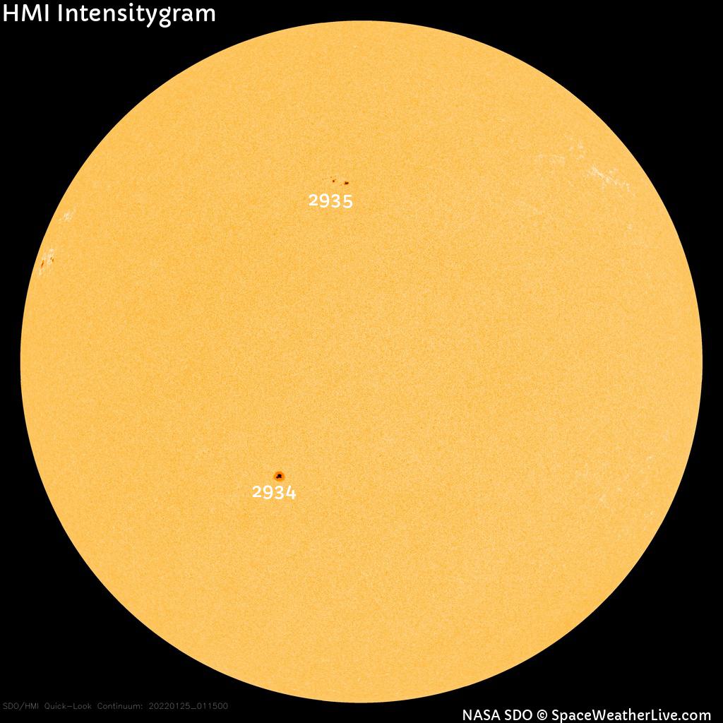 Sunspot regions