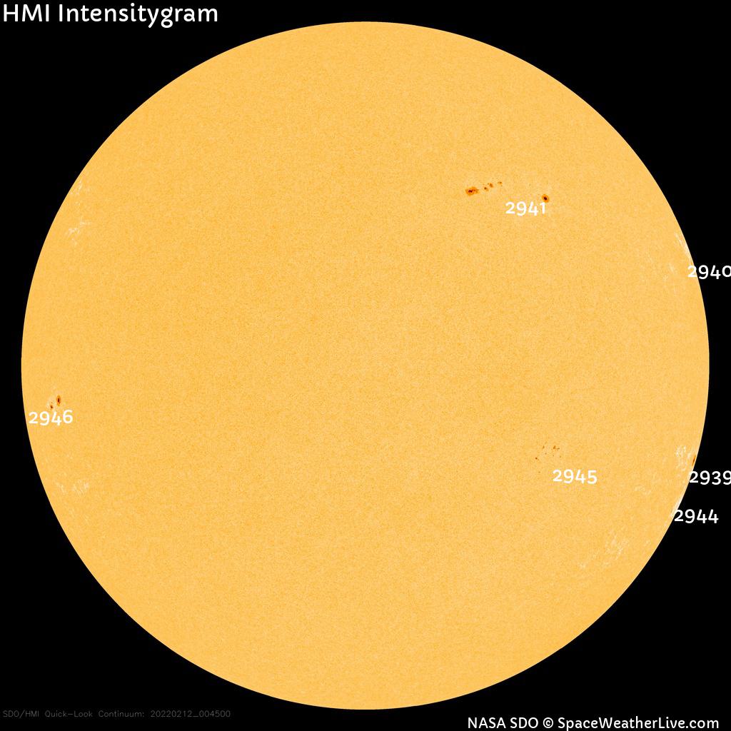 Sunspot regions