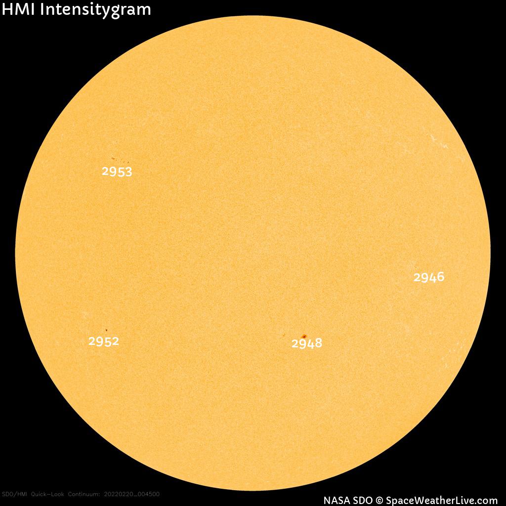 Sunspot regions