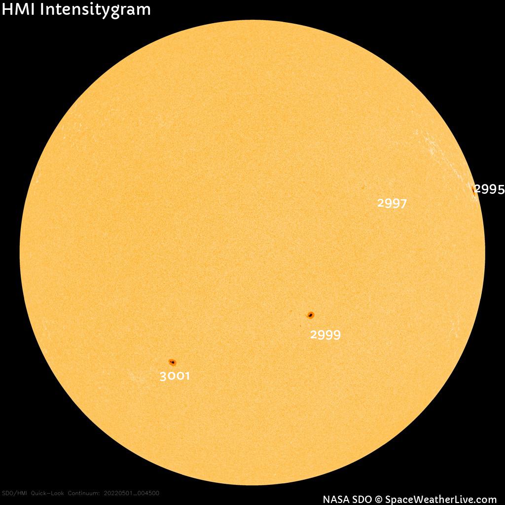 Sunspot regions