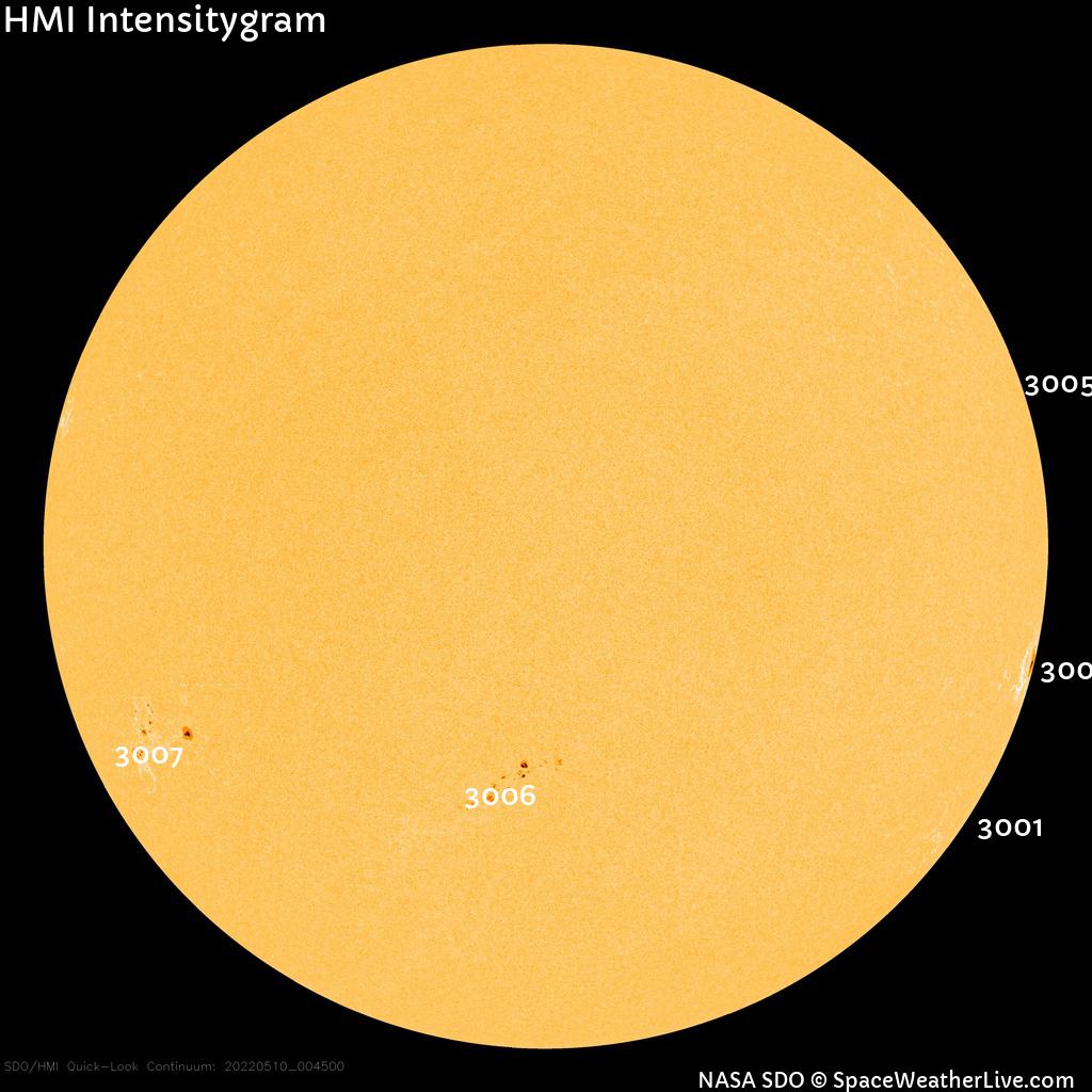 Sunspot regions