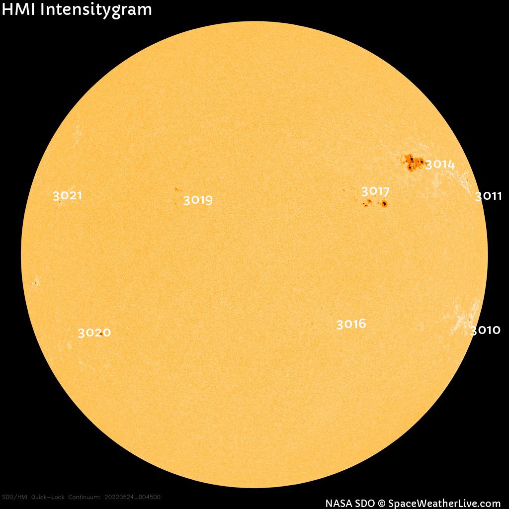 Sunspot regions