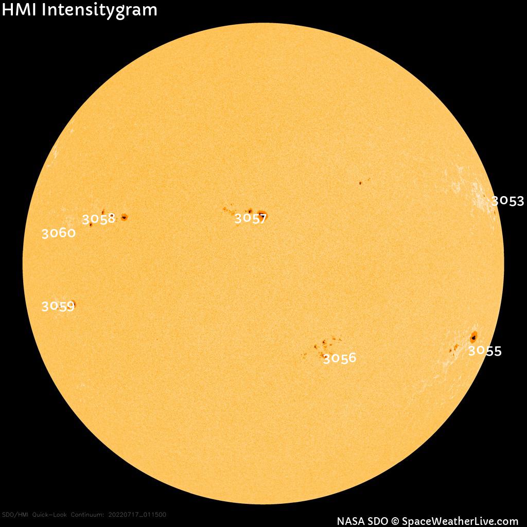 Sunspot regions