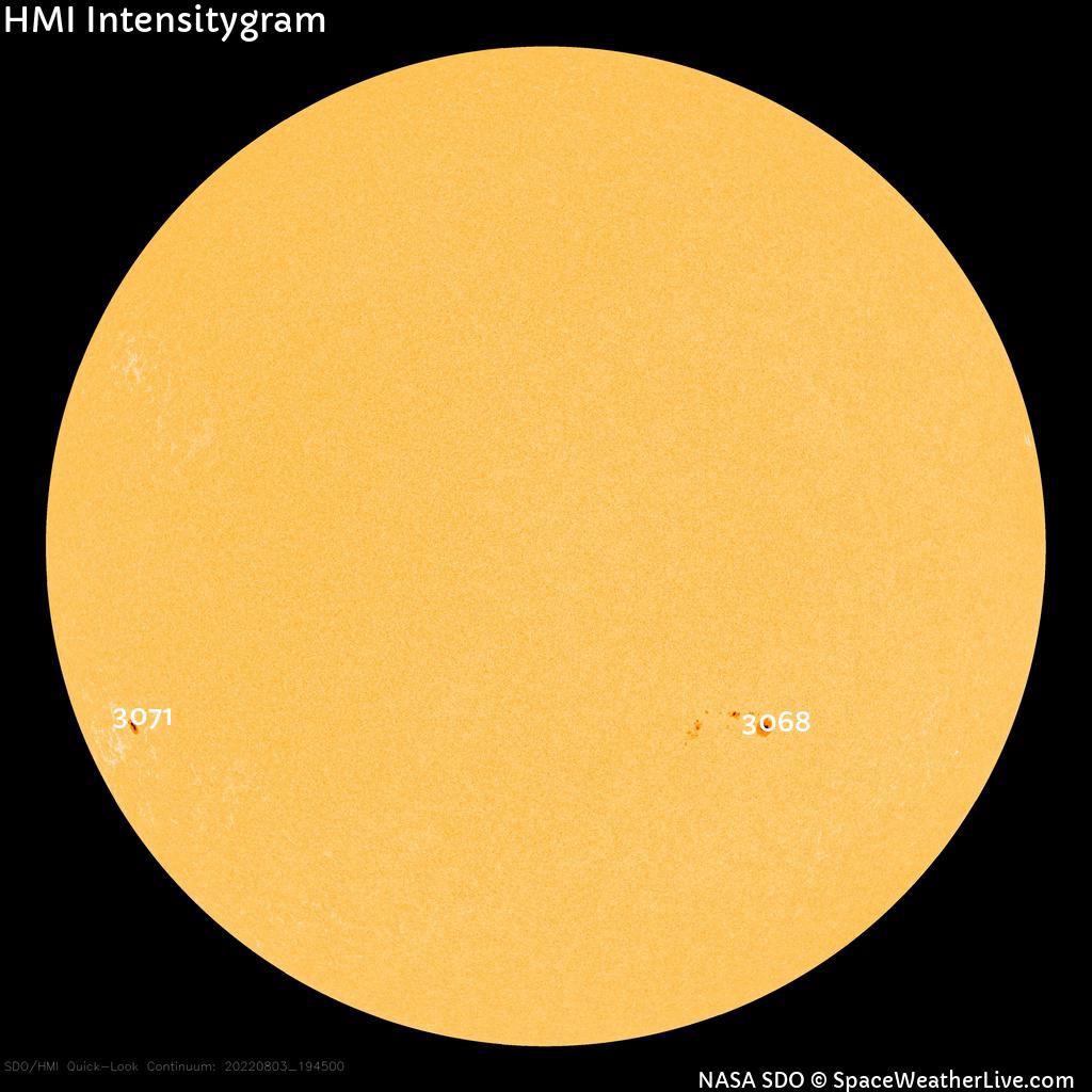 Sunspot regions