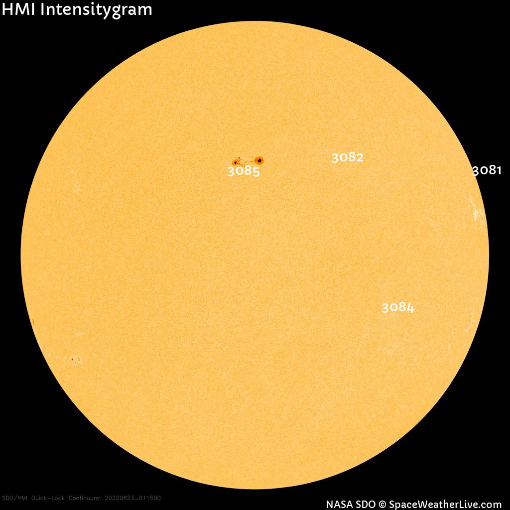 Sunspot regions