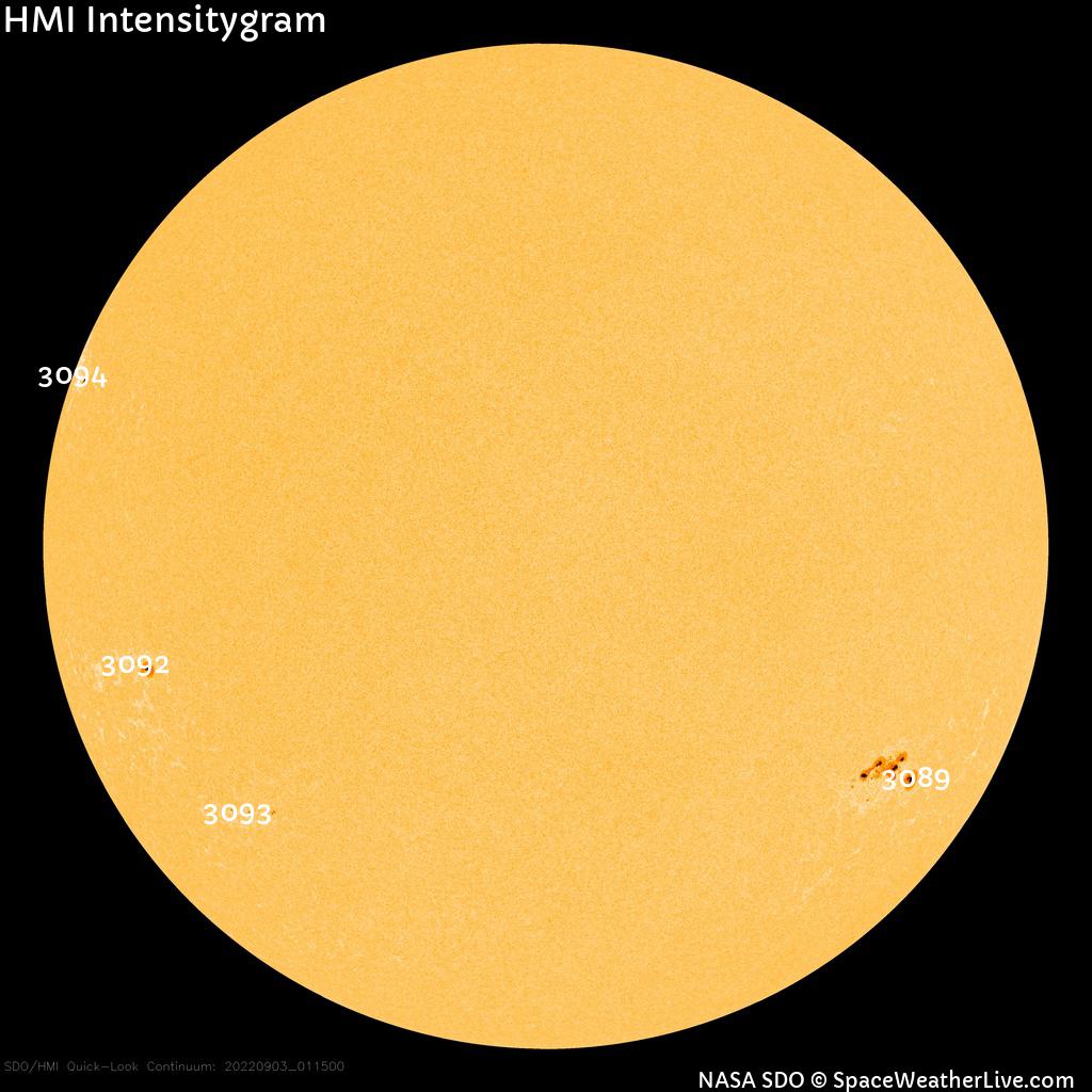 Sunspot regions