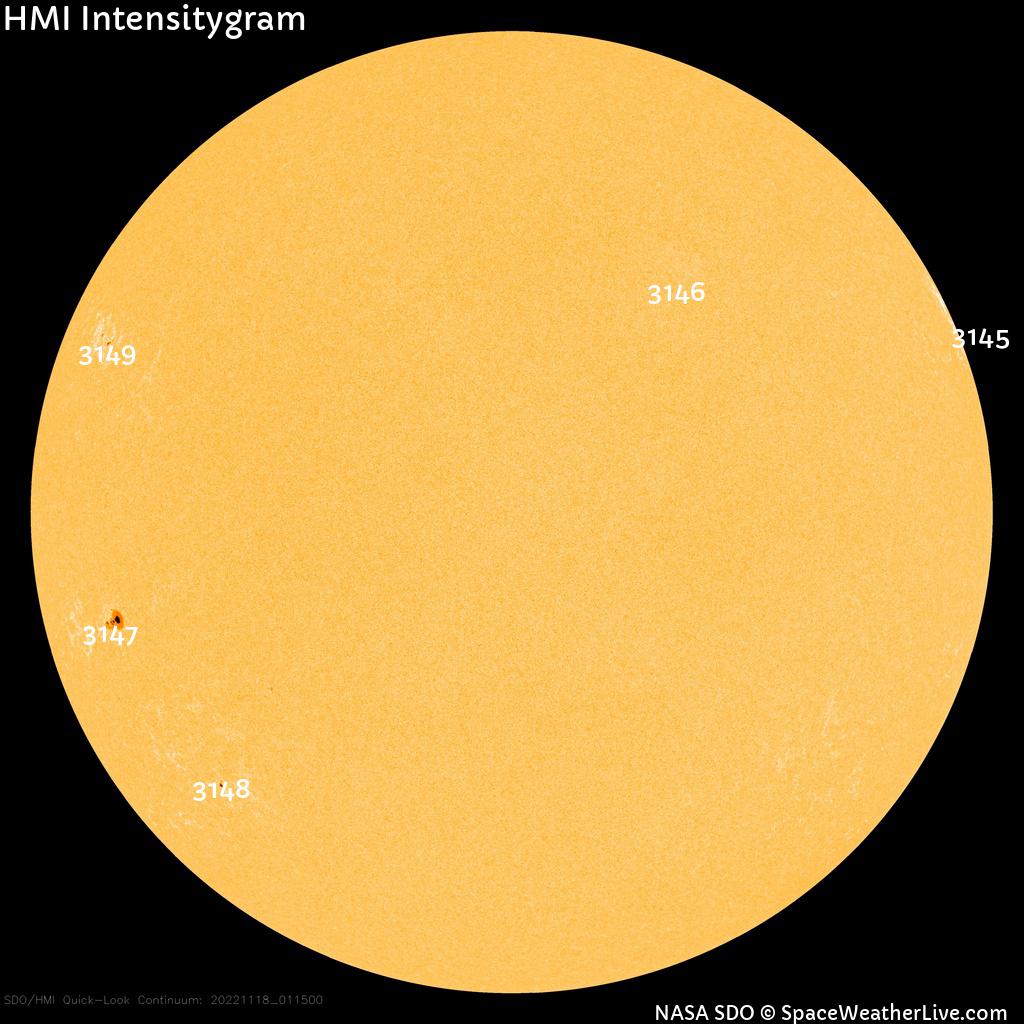 Sunspot regions