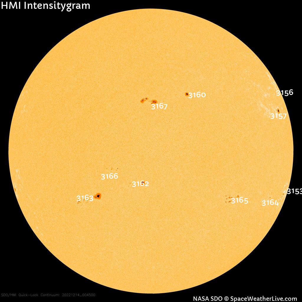 Sunspot regions