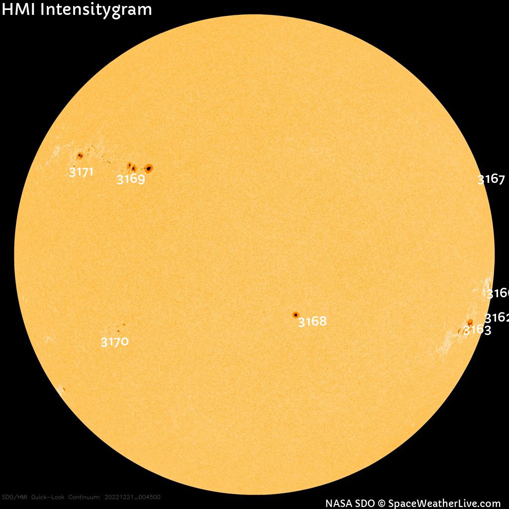 Sunspot regions