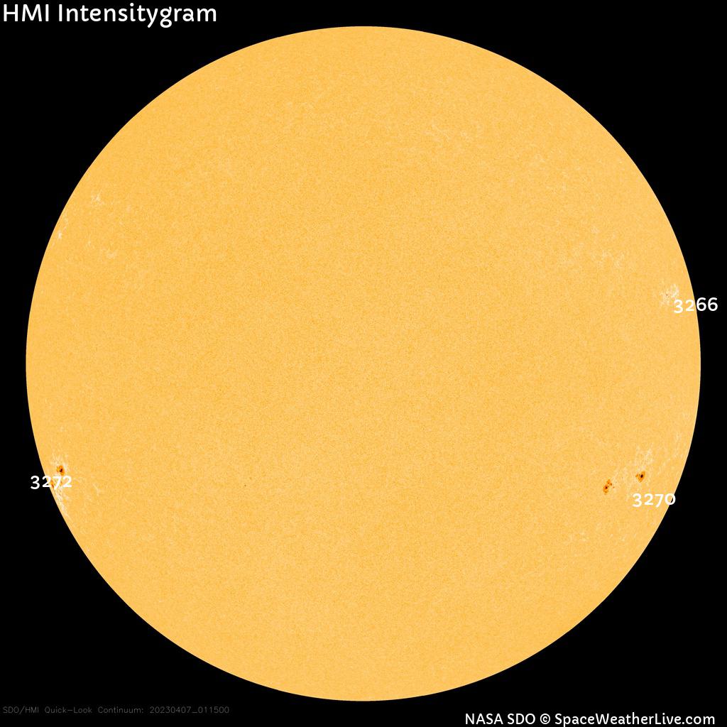 Sunspot regions